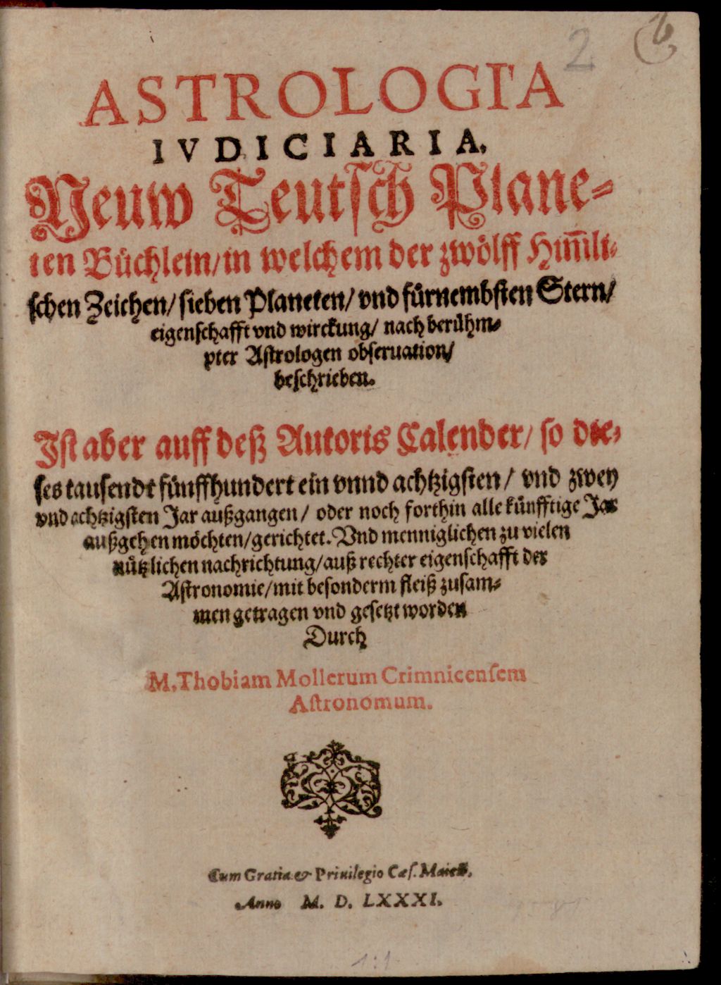 Cover of Astrologia iudicaria