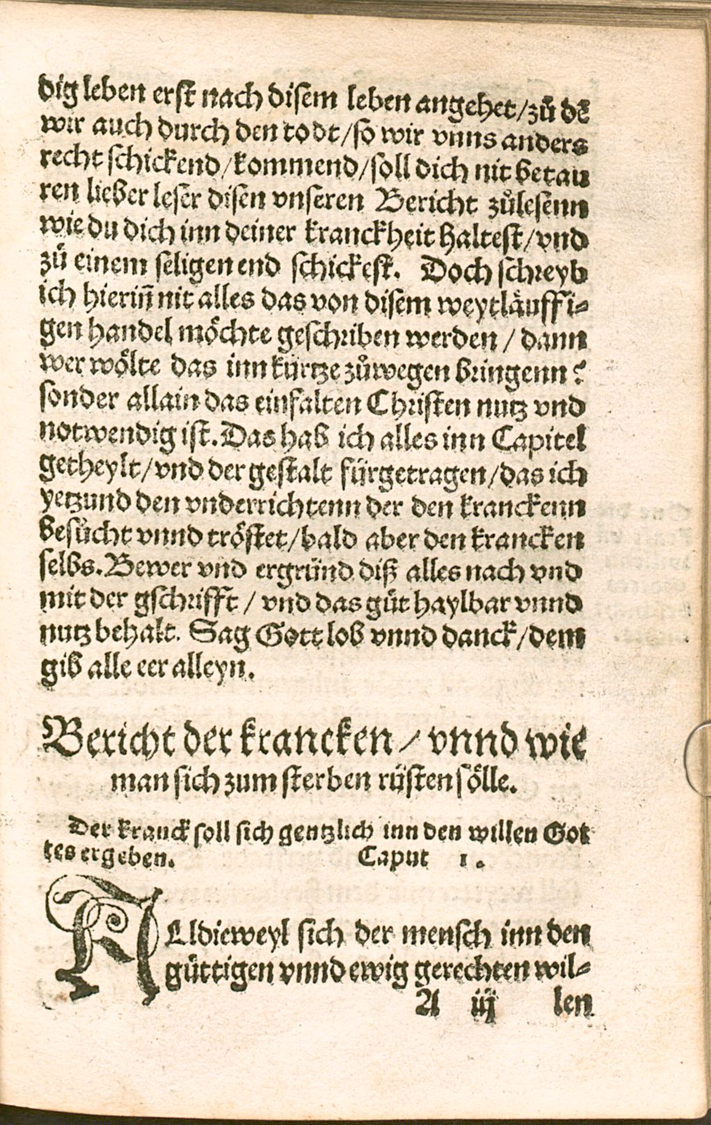 Cover of Bericht, wie man die Kranken behandeln soll