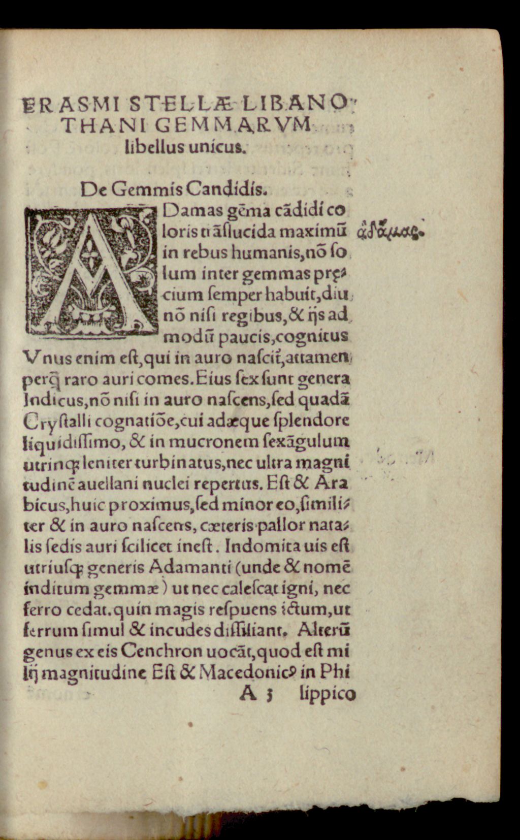 Cover of De gemmis libellus unicus