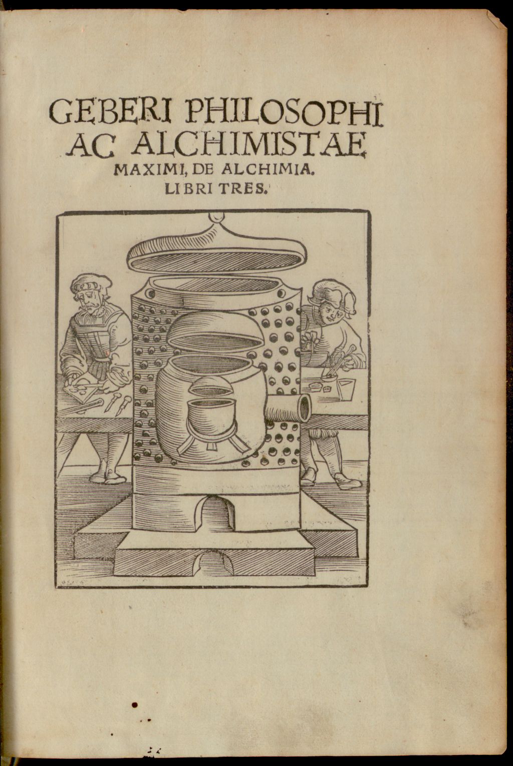 Cover of De alchymia libri tres