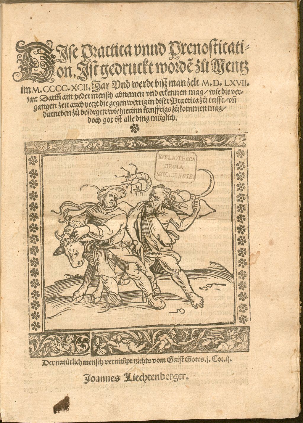 Cover of Practica und Pronostication