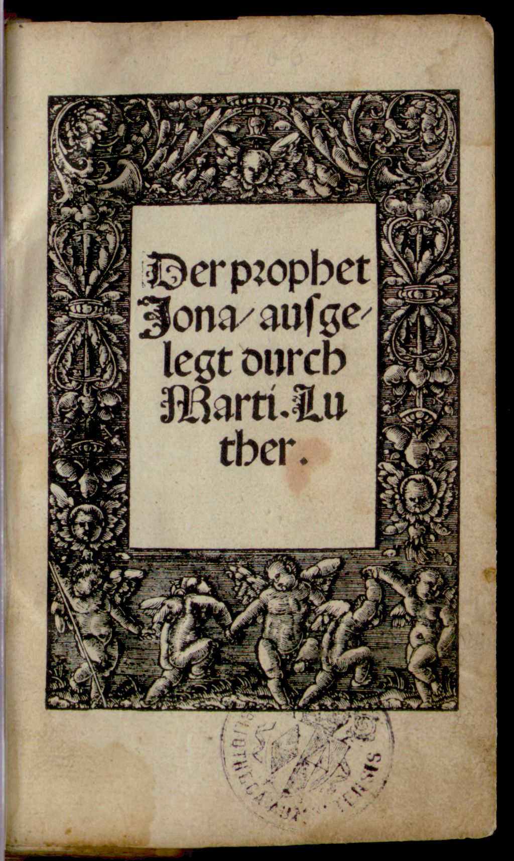 Cover of Der prophet Jona