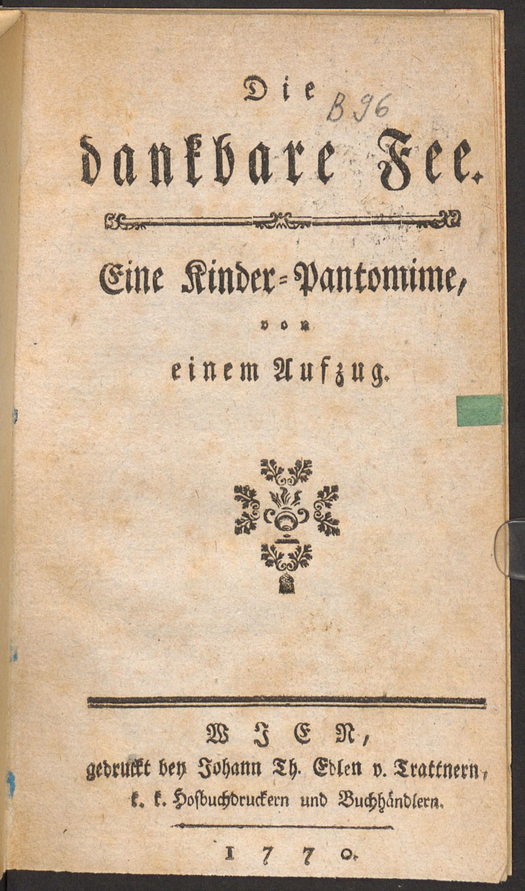 Cover of Die dankbare Fee