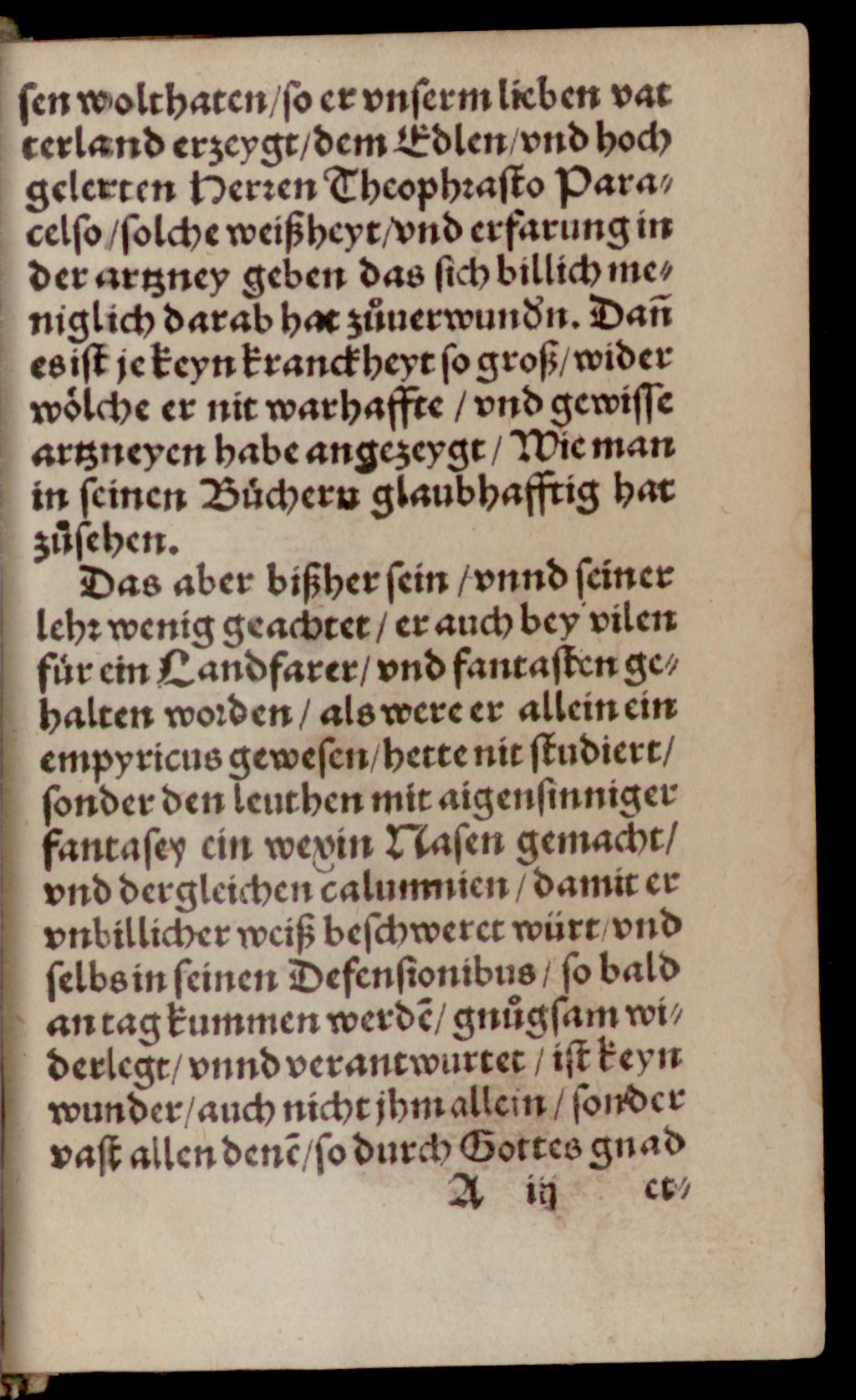 Cover of Holtzbüchlein Des theuren, Hocherfarnen, von Gott hochgelehrten, weisen Theophrasti Paracelsi
