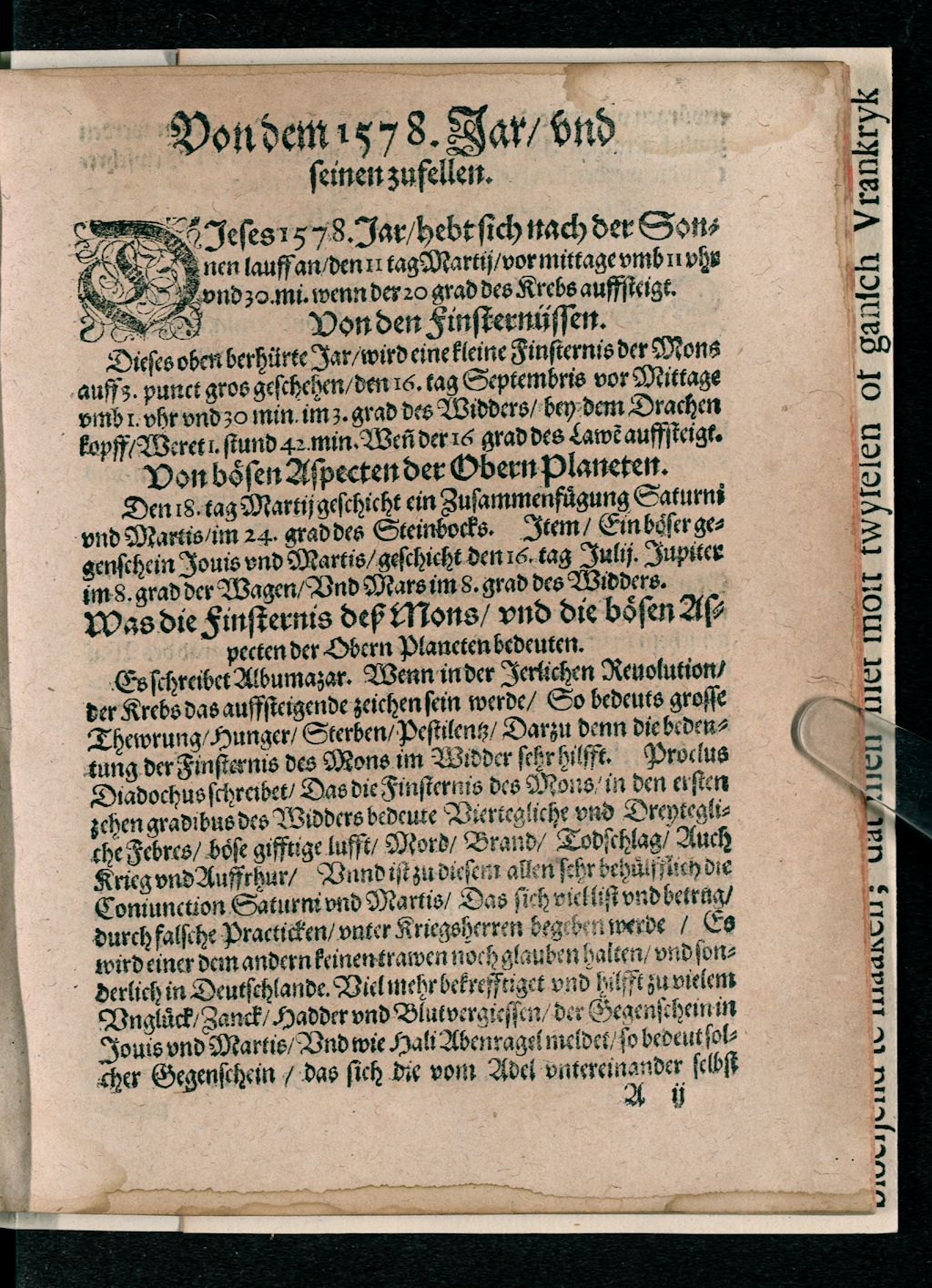 Cover of Duo Prognostica Astrologica
