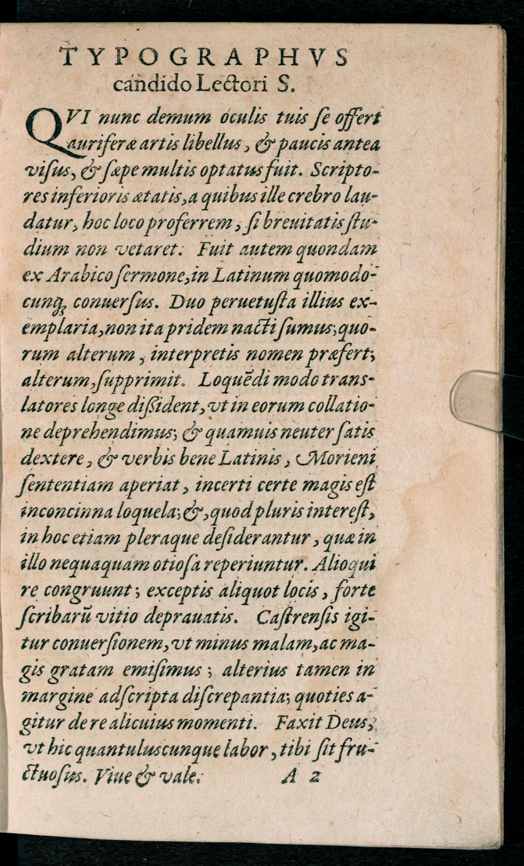 Cover of De Transfiguratione Metallorvm, Et Occvlta, Svmmaqve Antiqvorvm philosophorum medicina