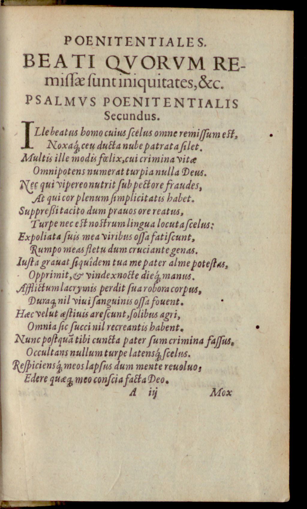 Cover of Septem Psalmi poenitentiales elegiaco carmine redditi