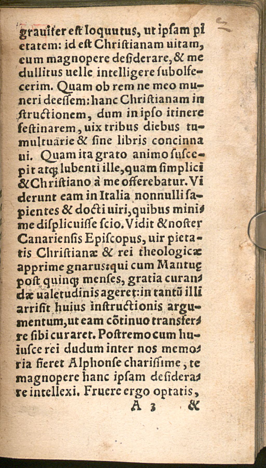 Cover of Martini Peresii Aiala, Episcopi Gvidixiensis, De Vera Ratione Christianismi, Instructio