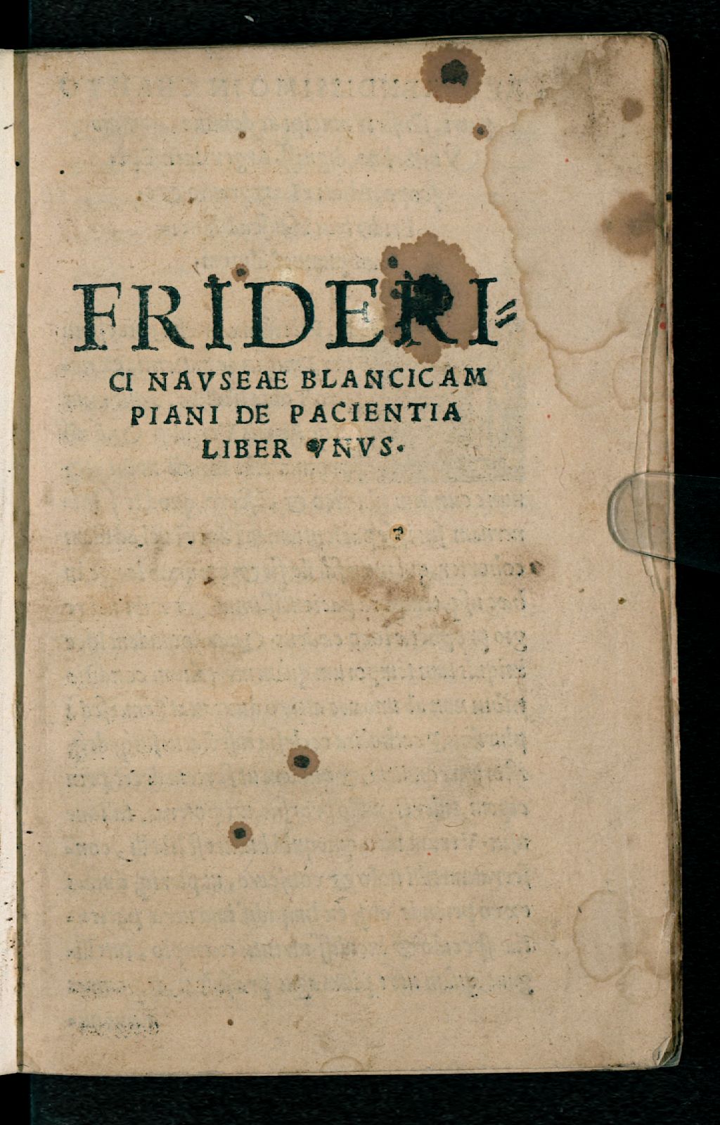 Cover of Friderici Navseae Blancicampiani Inclytae Ecclesiae Mogvntinae Ecclesiastis In Gloriosissimam Deiparam Virginem Mariam Panegyricvs