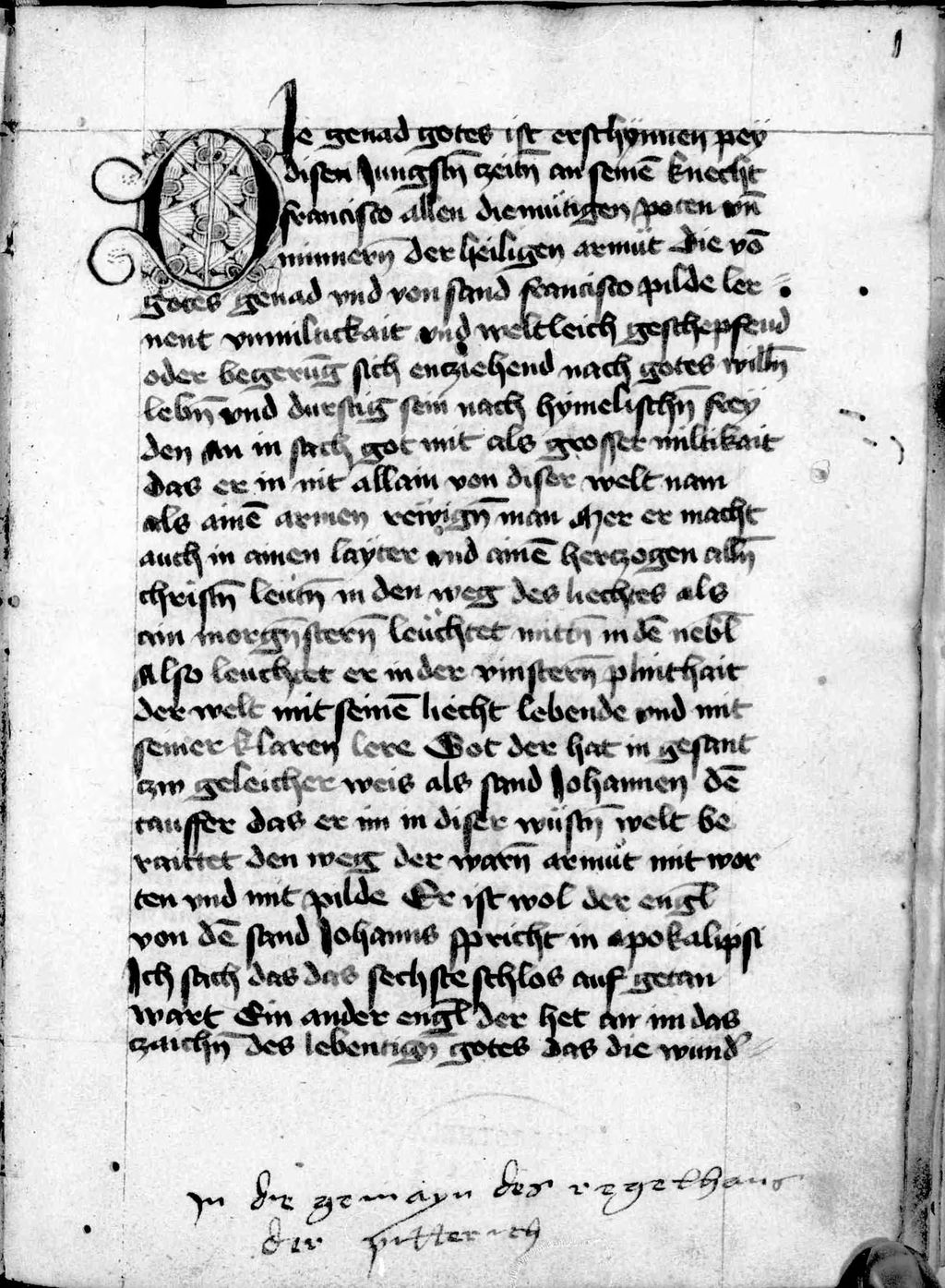 Cover of Legenden der hl. Franziskus und Klara von Assisi - BSB Cgm 387