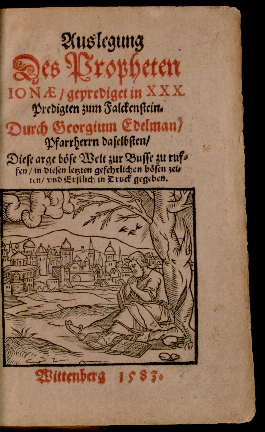 Cover of Auslegung Des Propheten Jonae