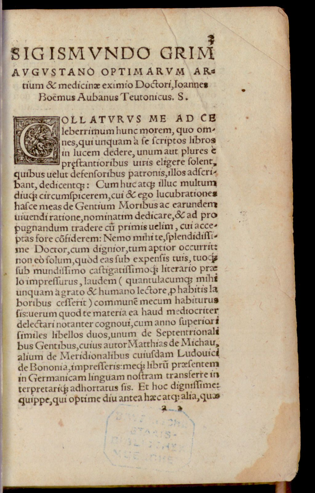 Cover of Omnivm Gentivm Mores, Leges & Ritus