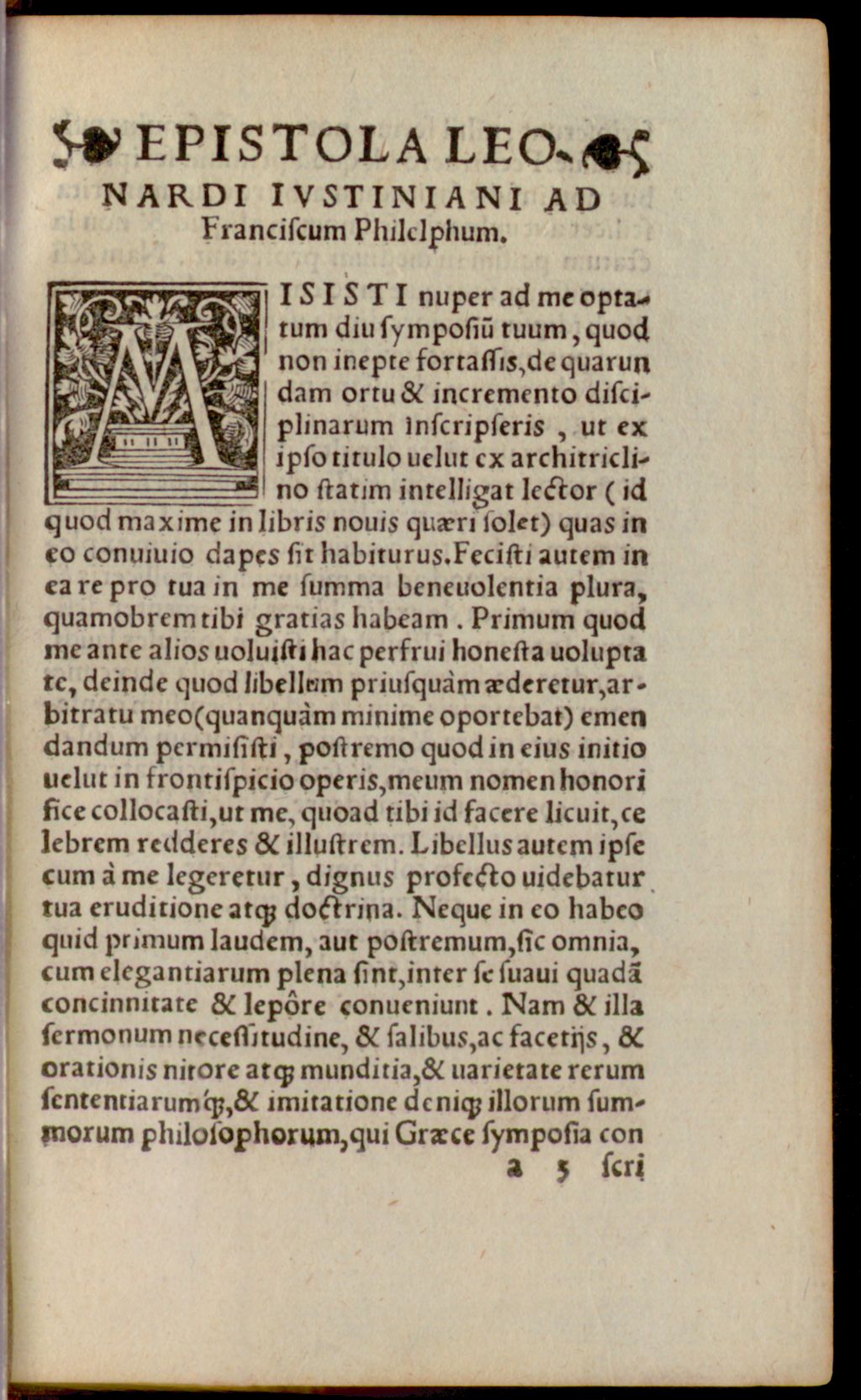 Cover of Conviviorum Francisci Philelphi libri II