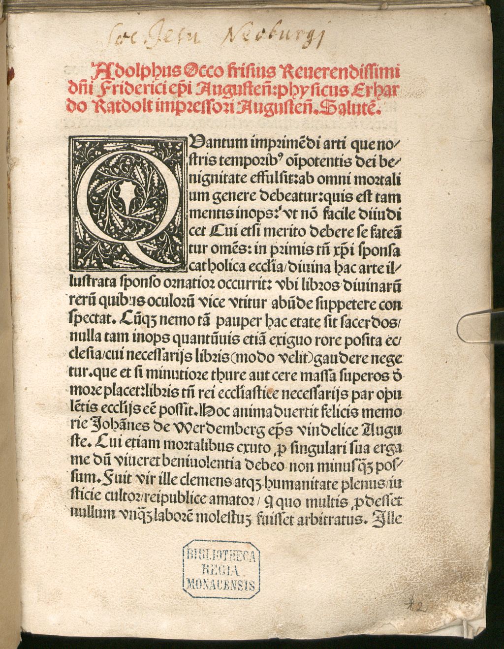 Cover of Obsequiale Augustense