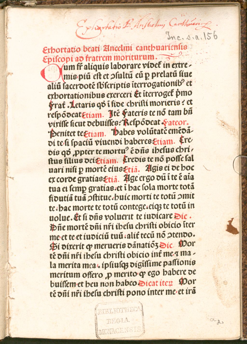 Cover of Agenda pro mortuis