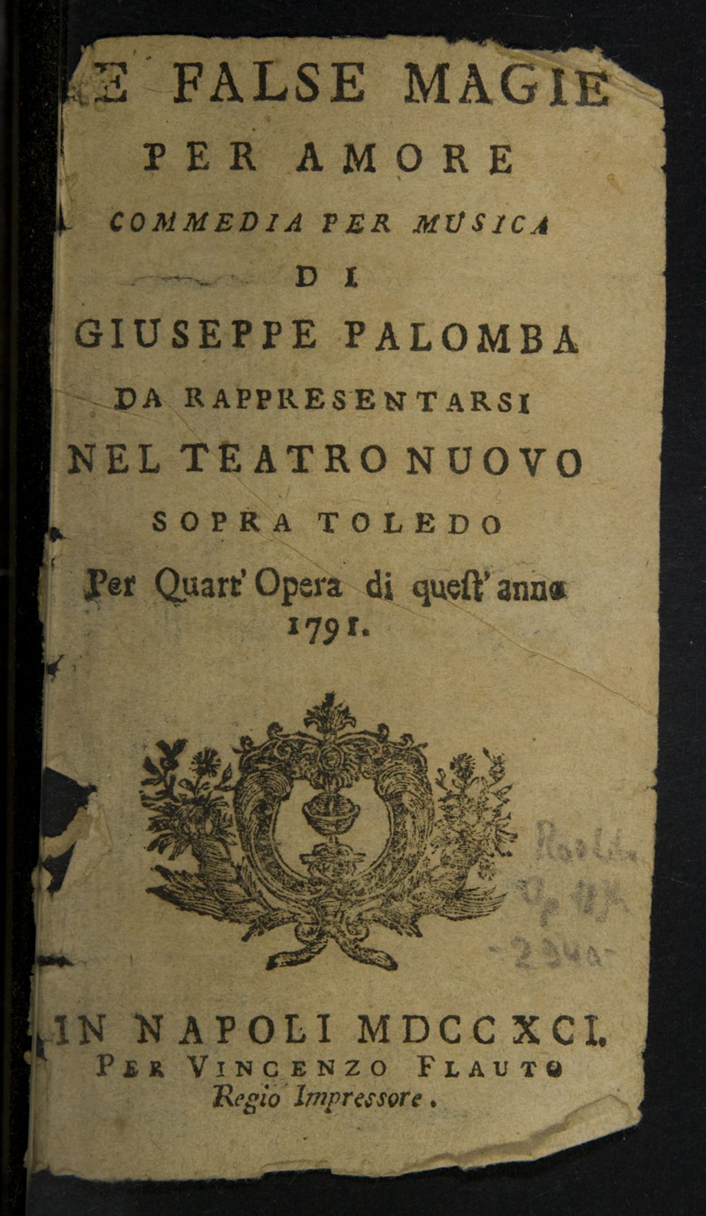 Cover of Le false magie per amore