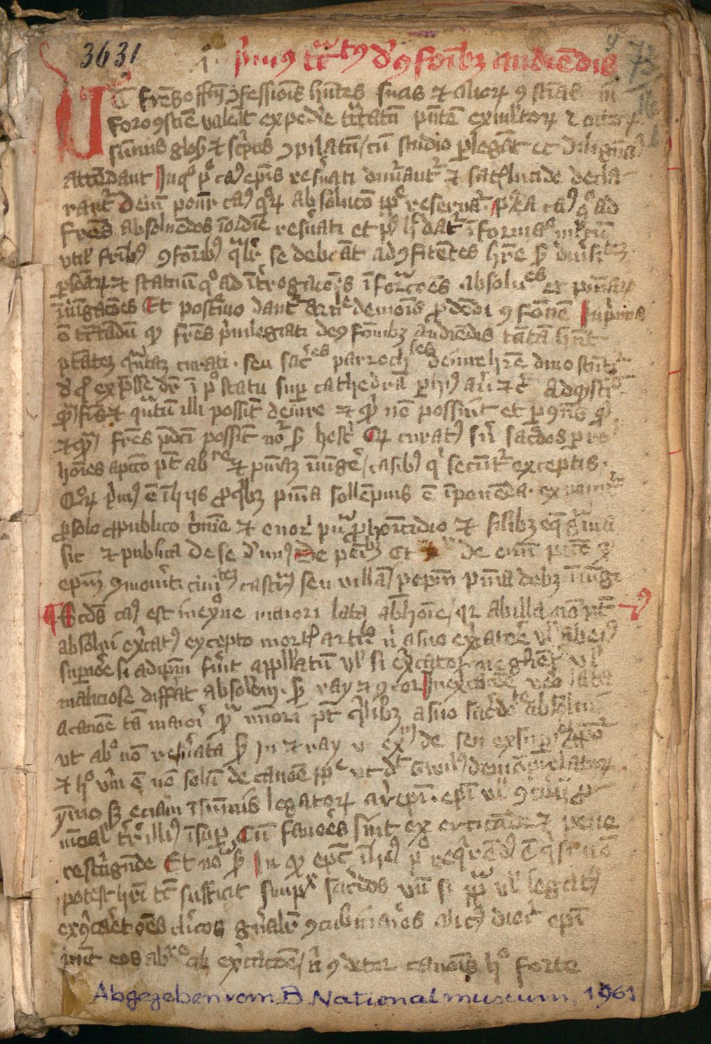 Cover of Sammelhandschrift, aus verschiedenen Teilen zusammengebunden - BSB Clm 28846