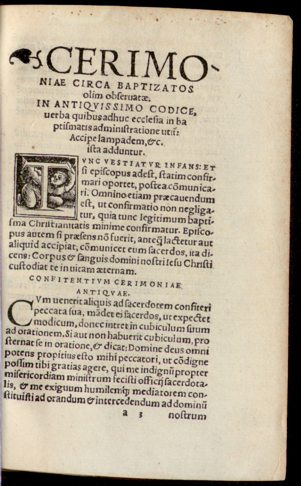 Cover of Ritus ac observationes antiquissimae, olim circa baptizatos, confitentes, eosque qui pro delictis ab Ecclesia Dei eliminandi essent, observatae