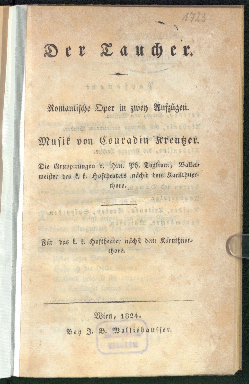 Cover of Der Taucher