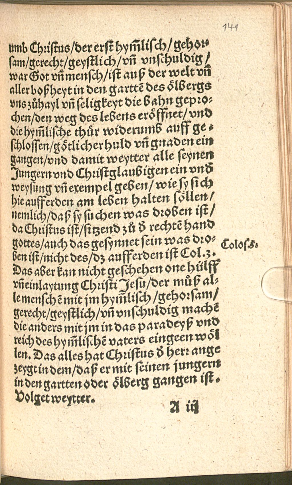 Cover of Der ander teyl der seligmachende Passion Jesu Christi vnsers eynigen mittlers vnnd höchste[n] priesters