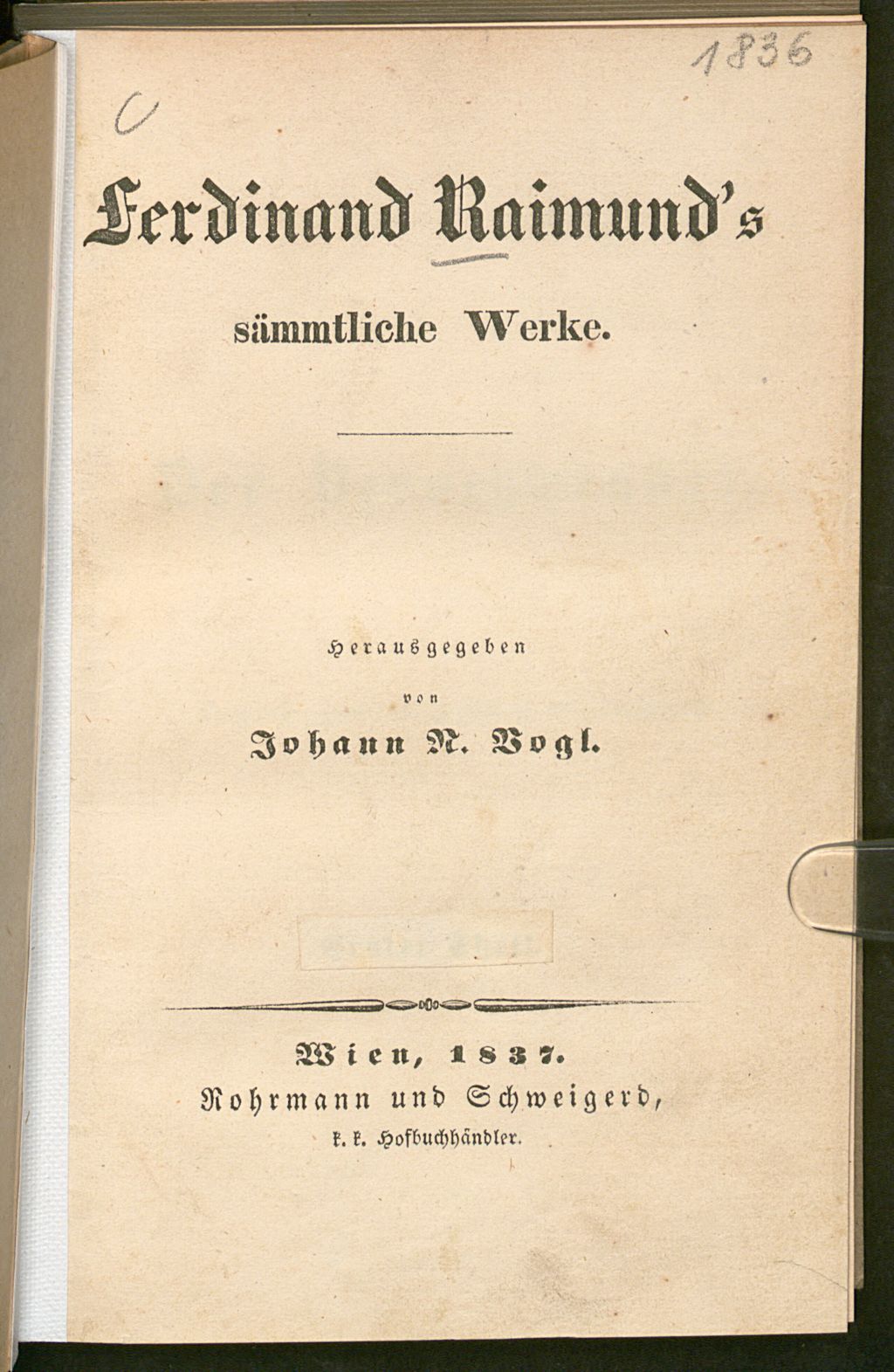 Cover of Der Verschwender