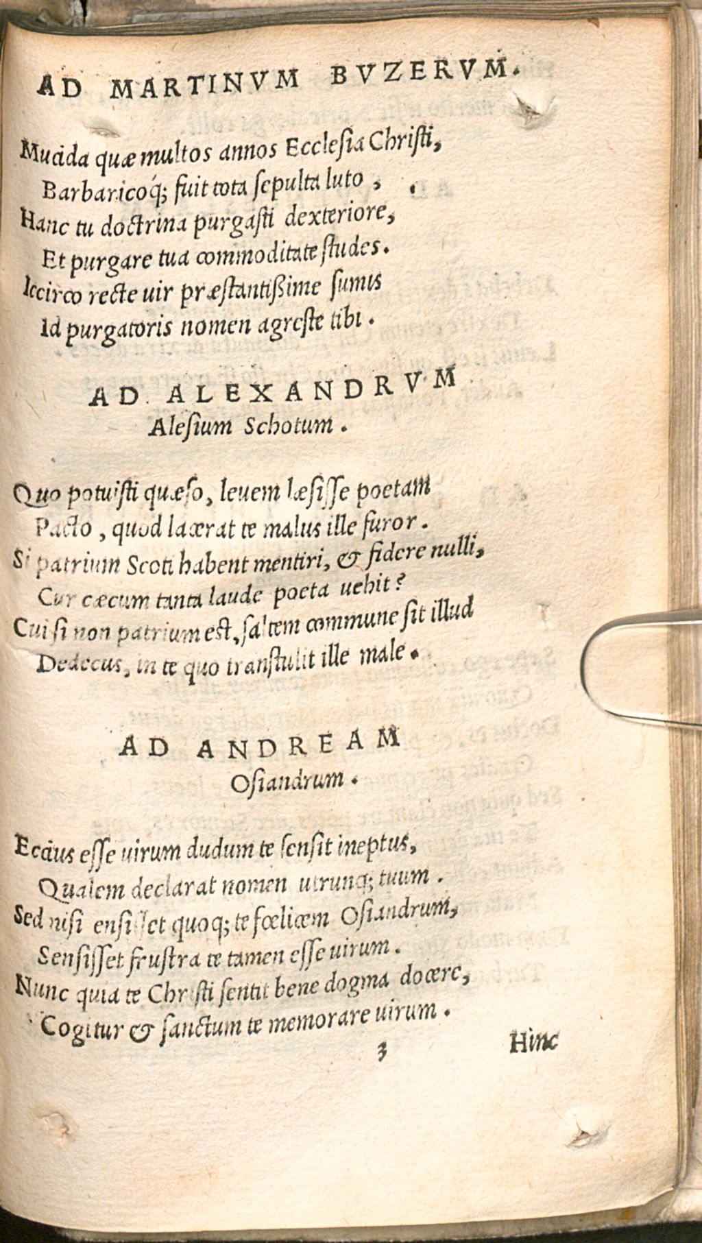 Cover of Ad viros aliquot eruditos, qui Wormaciensi et Ratisbonensi colloquiis interfuerunt, Epigrammata quaedam in Utopia nata