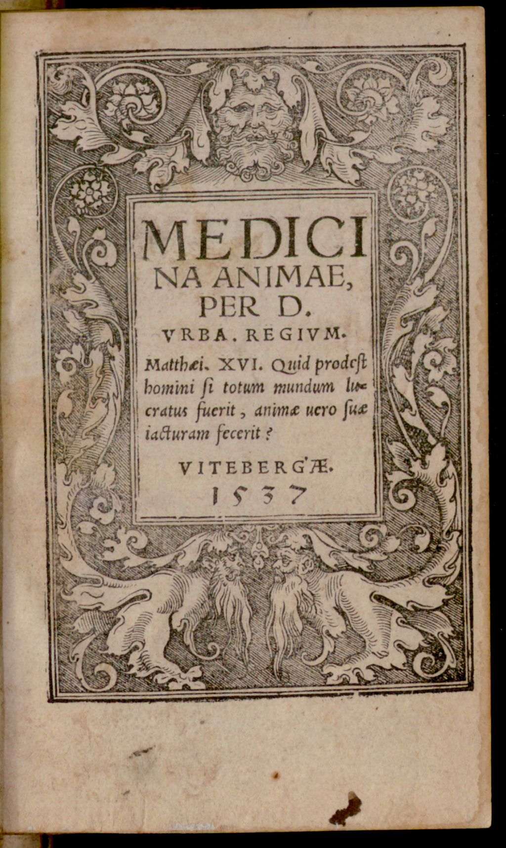 Cover of Medicina animae