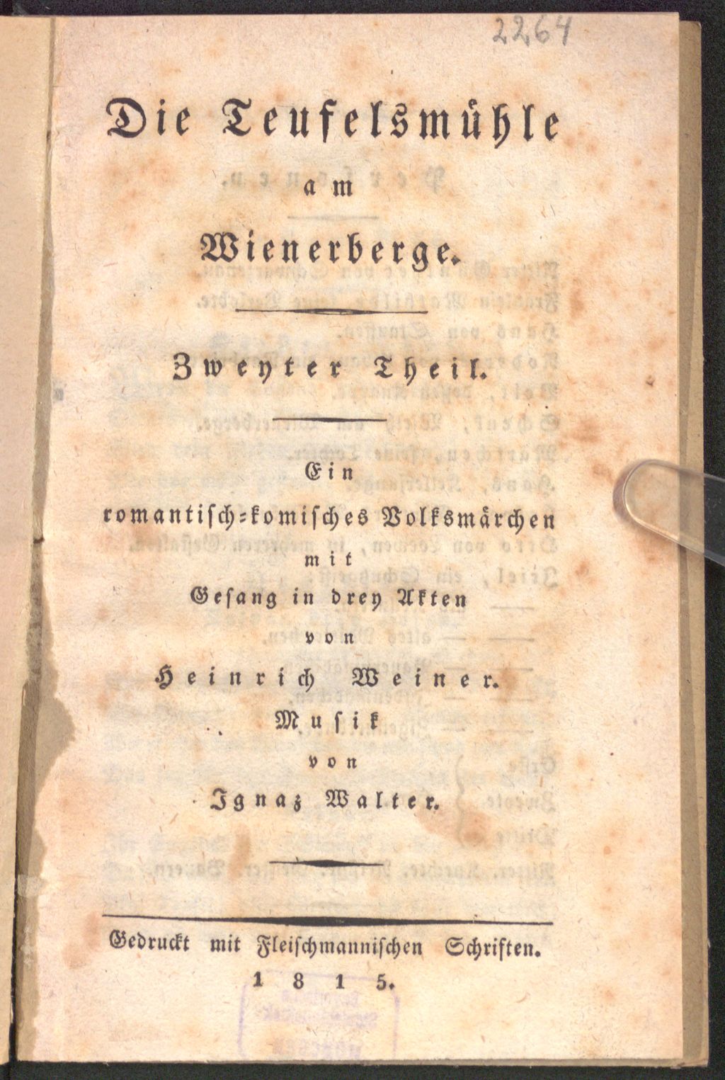 Cover of Die Teufelsmühle am Wienerberge