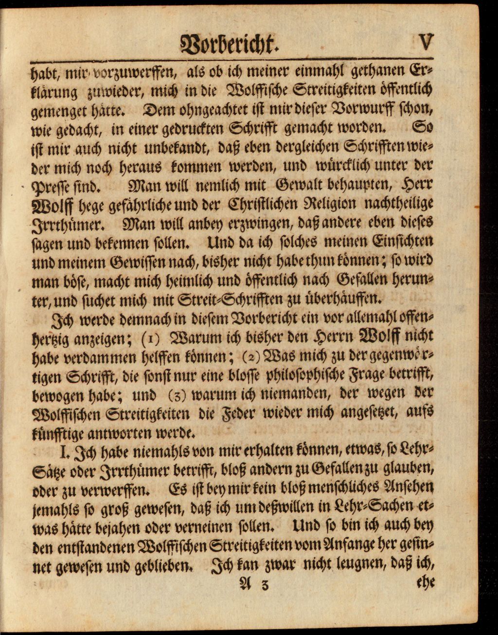 Cover of Johann Gustav Reinbecks Erörterung Der Philosophischen Meynung von der sogenannten Harmonia Praestabilita