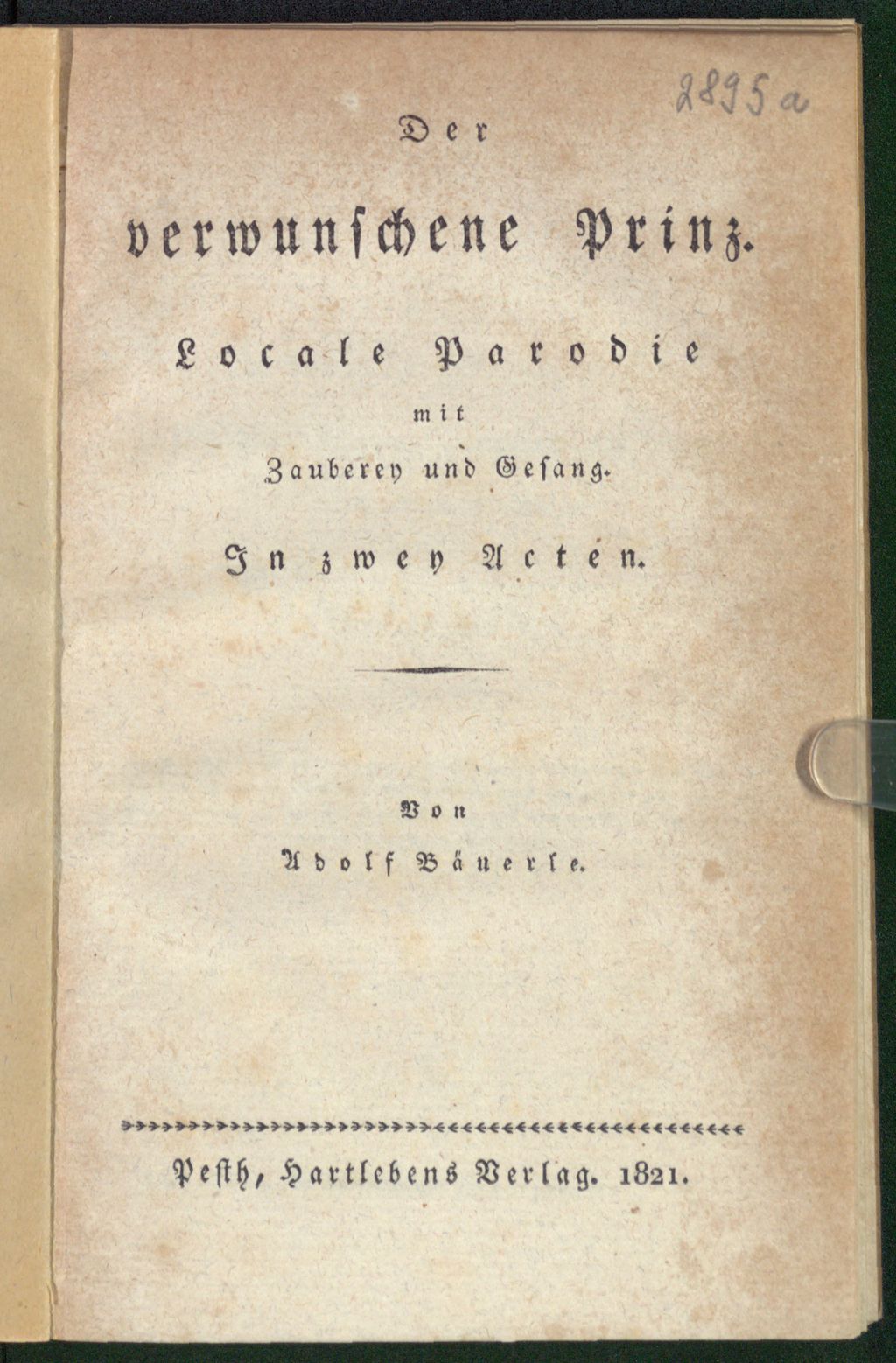 Cover of Der verwunschene Prinz
