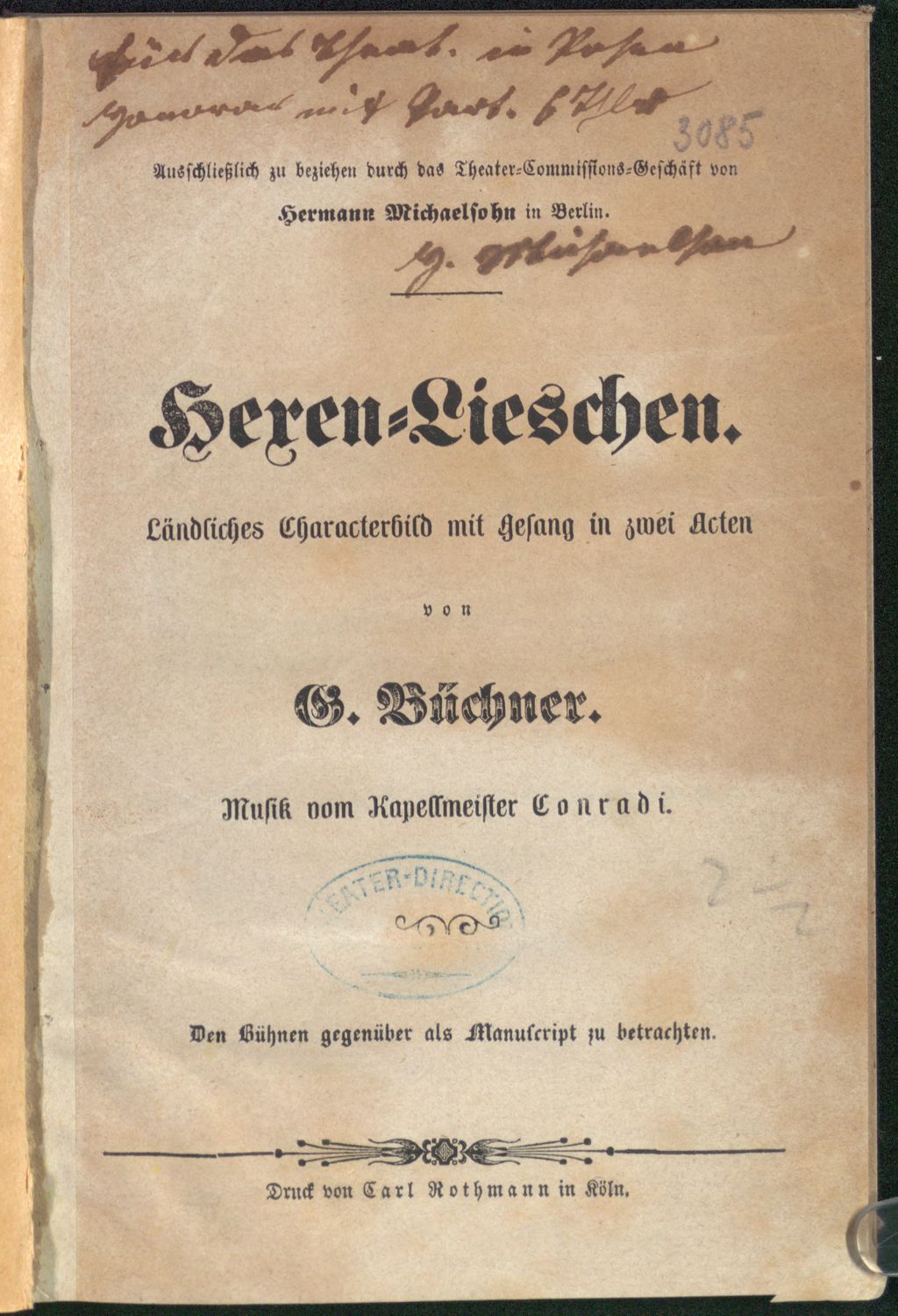 Cover of Hexen -Lieschen
