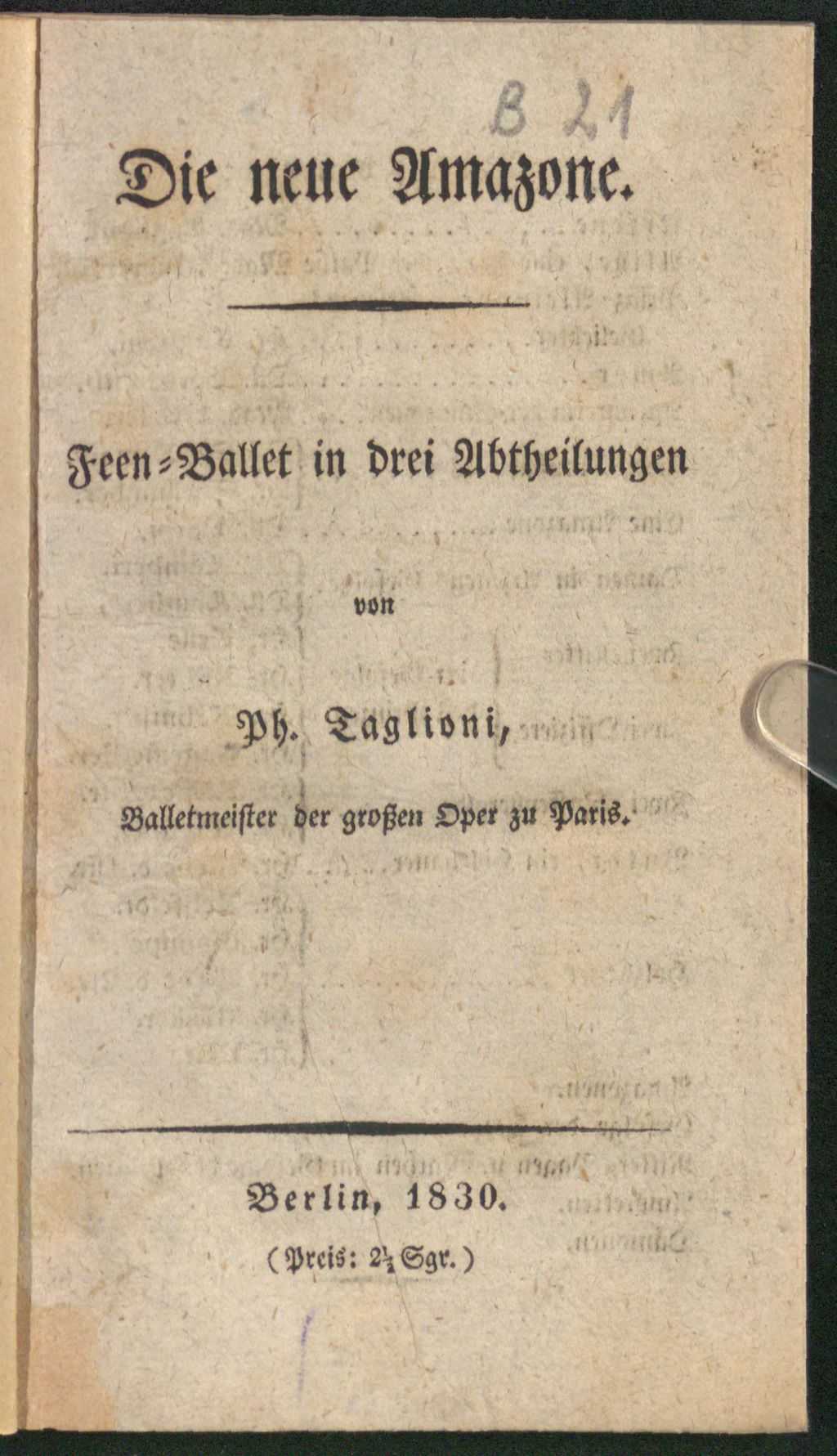Cover of Die neue Amazone