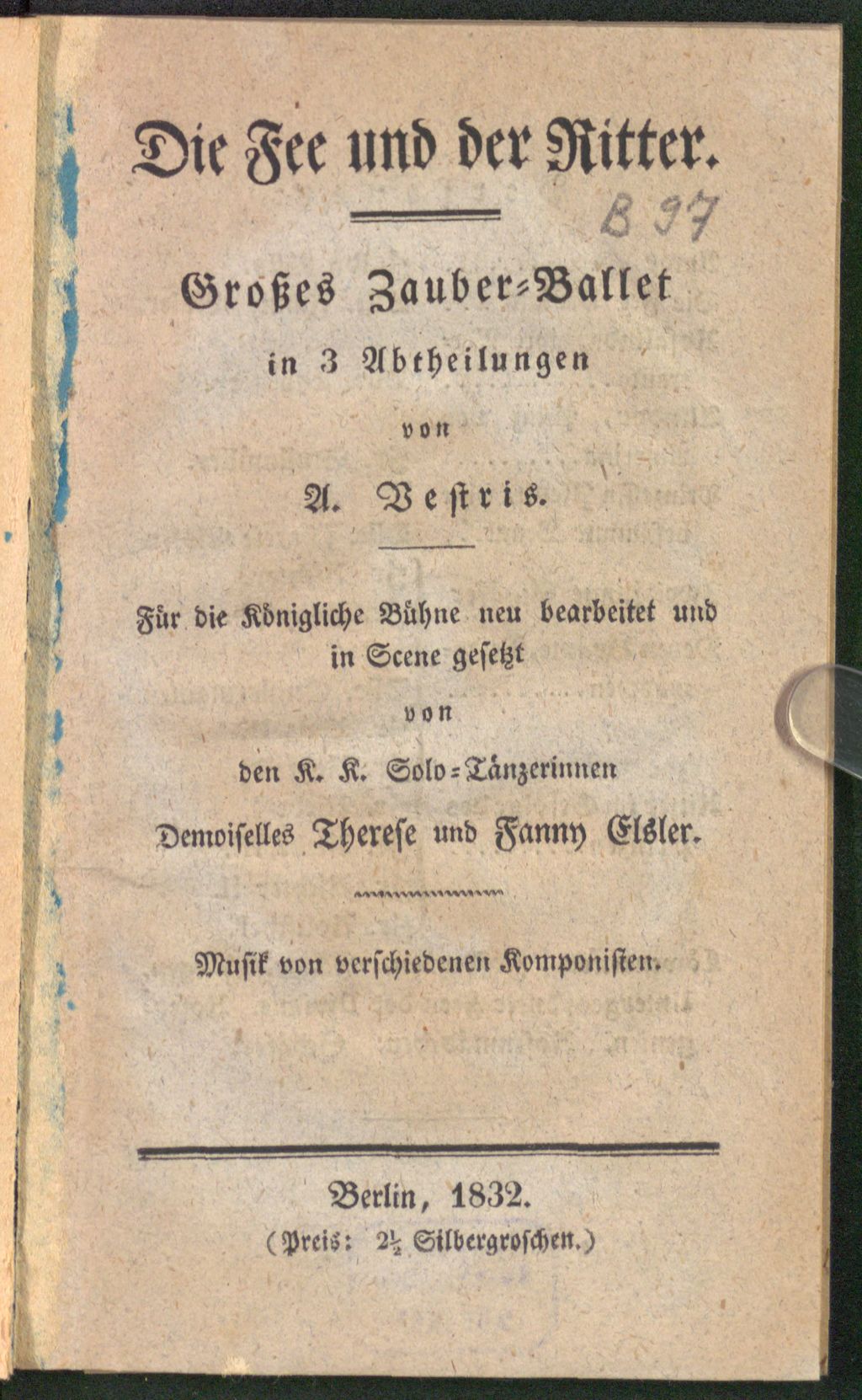 Cover of Die Fee und der Ritter