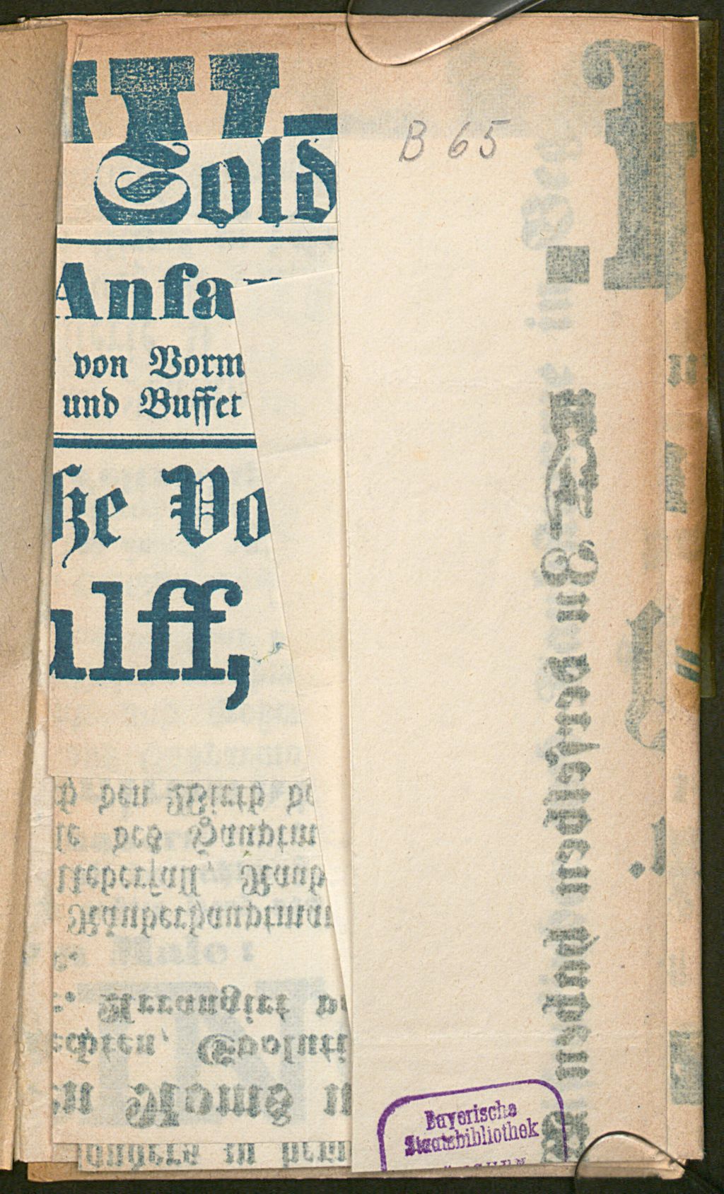 Cover of Circus L. Wulff. Heute Montag den 17. August 1868: grosse Galla-Benefiz-Vorstellung zum Besten des Kunst- & Schulreiters Hrn. Felix Capite