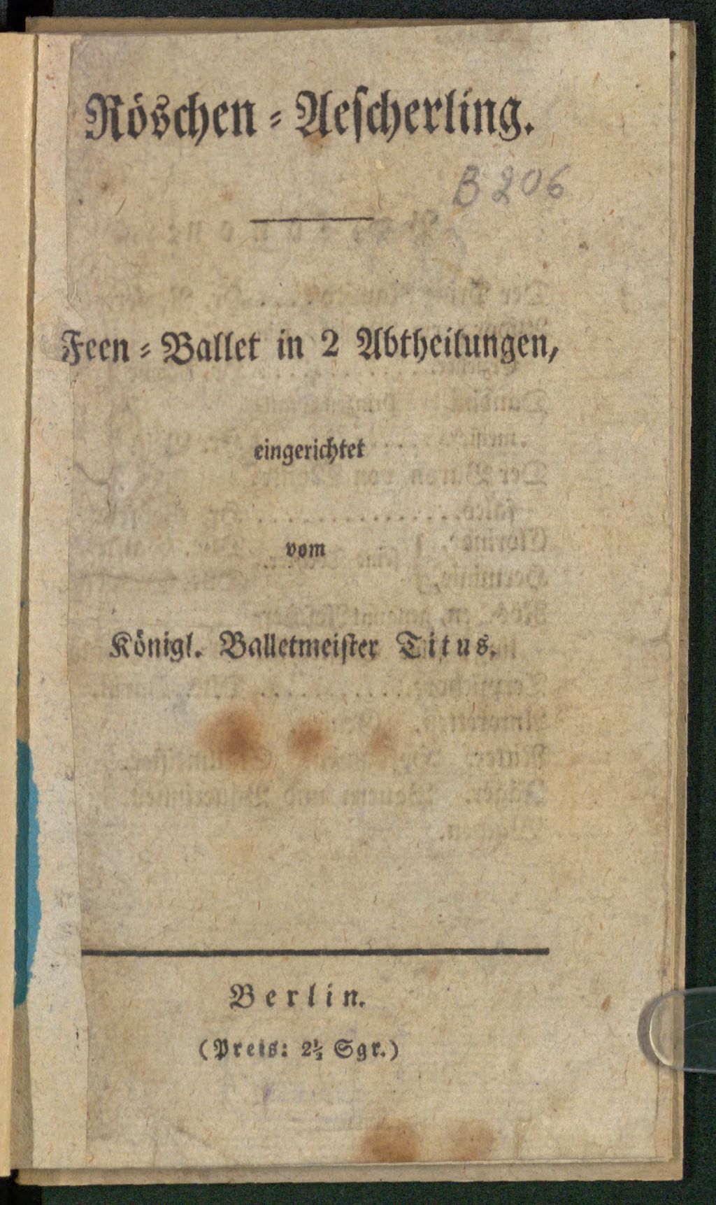 Cover of Röschen-Aescherling