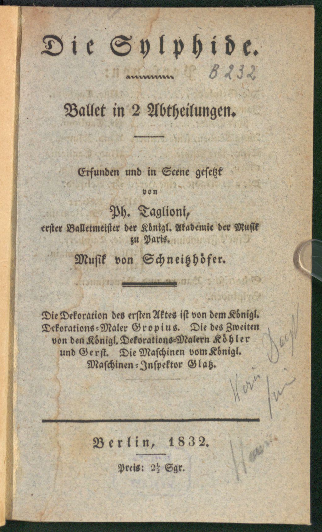 Cover of Die Sylphide