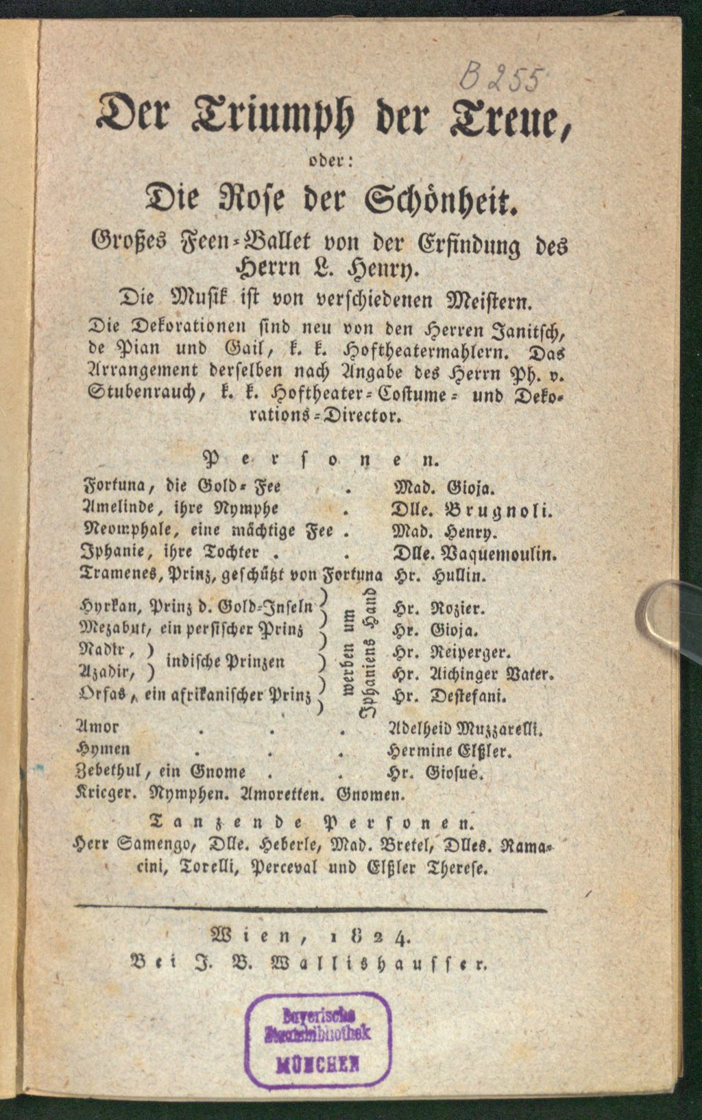 Cover of Der Triumph der Treue, oder: Die Rose der Schönheit