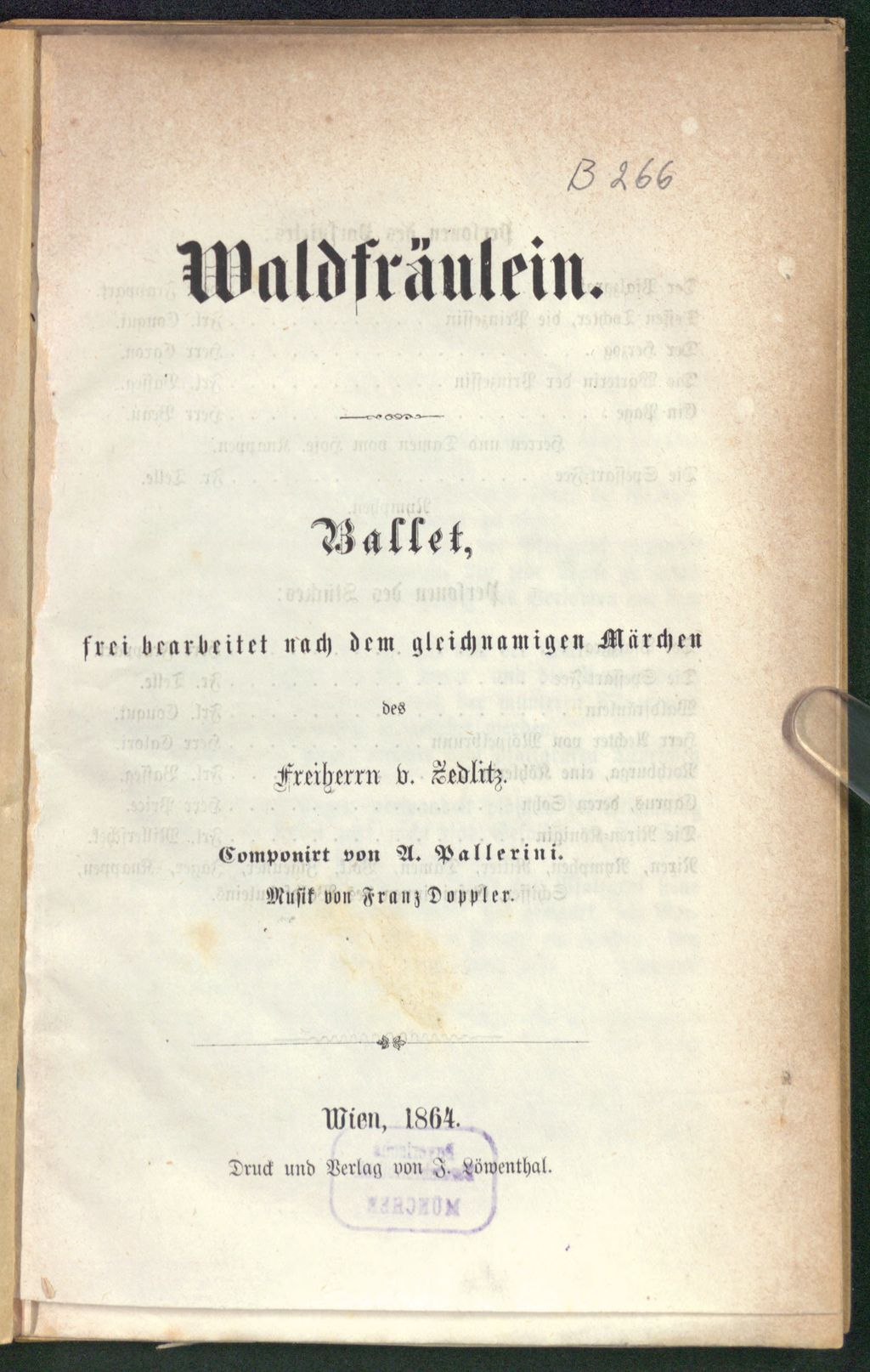 Cover of Waldfräulein