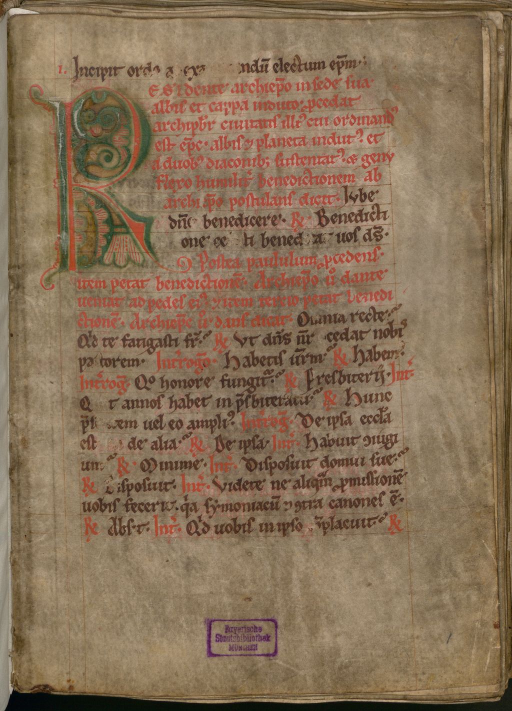 Cover of Rituale mit Pontificale - BSB Clm 28938