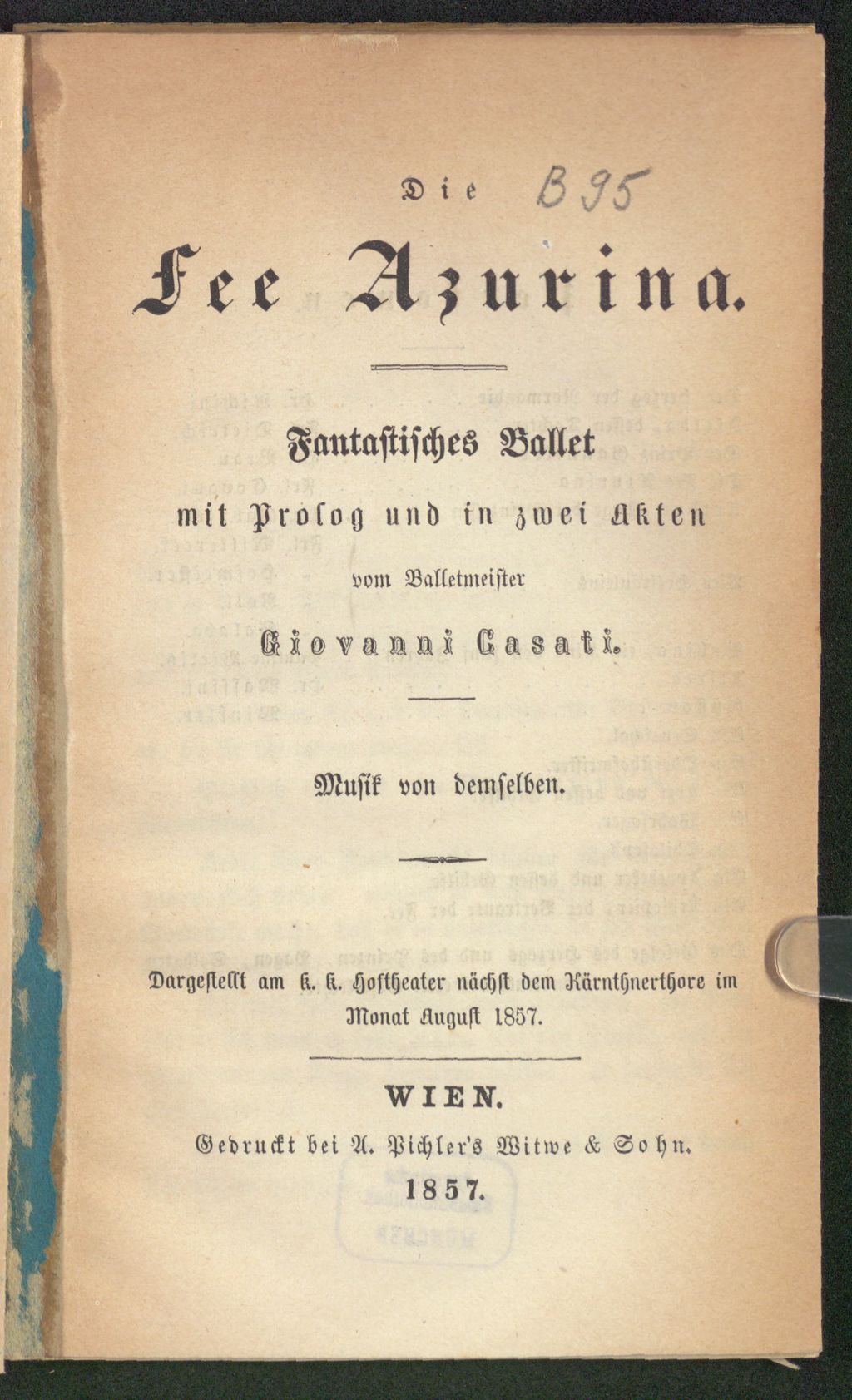 Cover of Die Fee Azurina