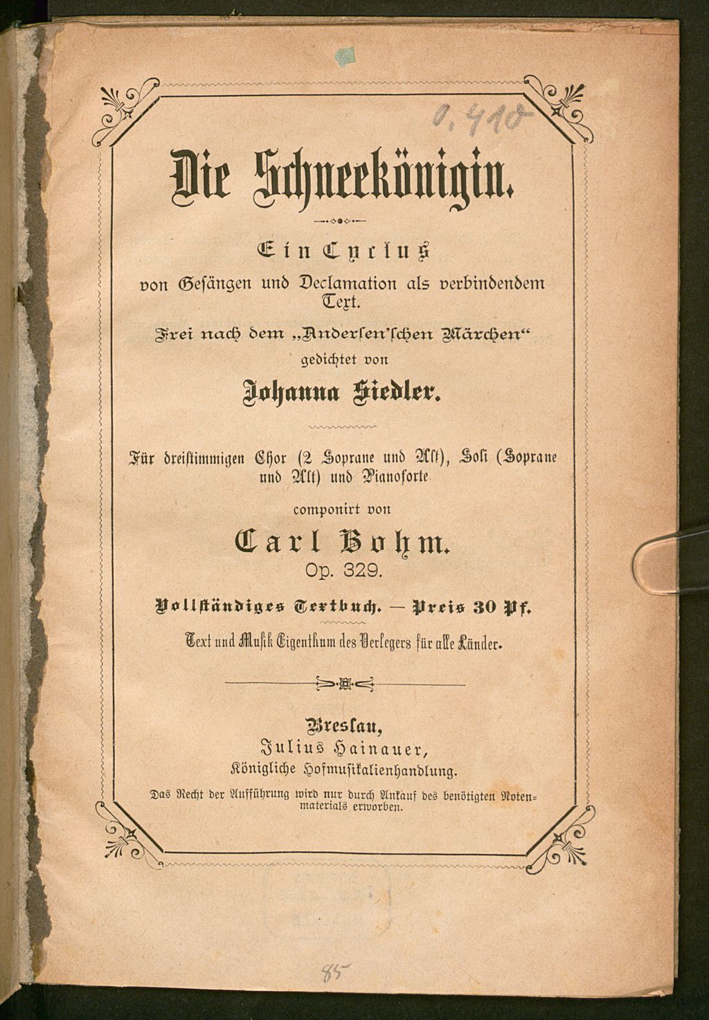 Cover of Die Schneekönigin