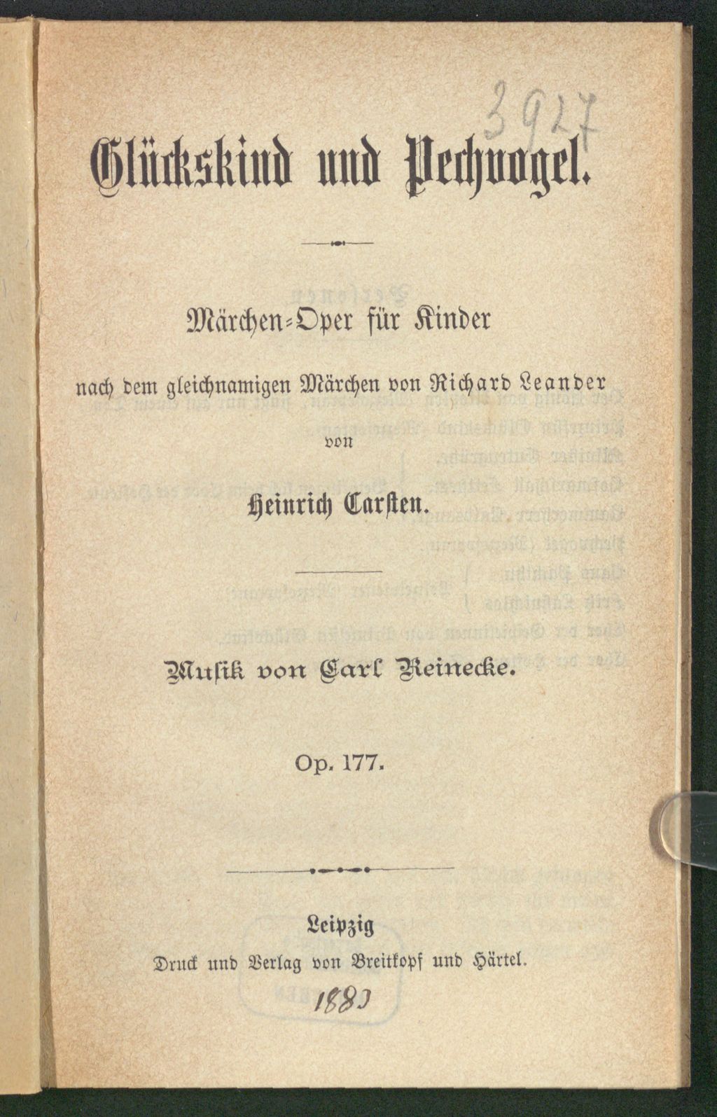 Cover of Glückskind und Pechvogel