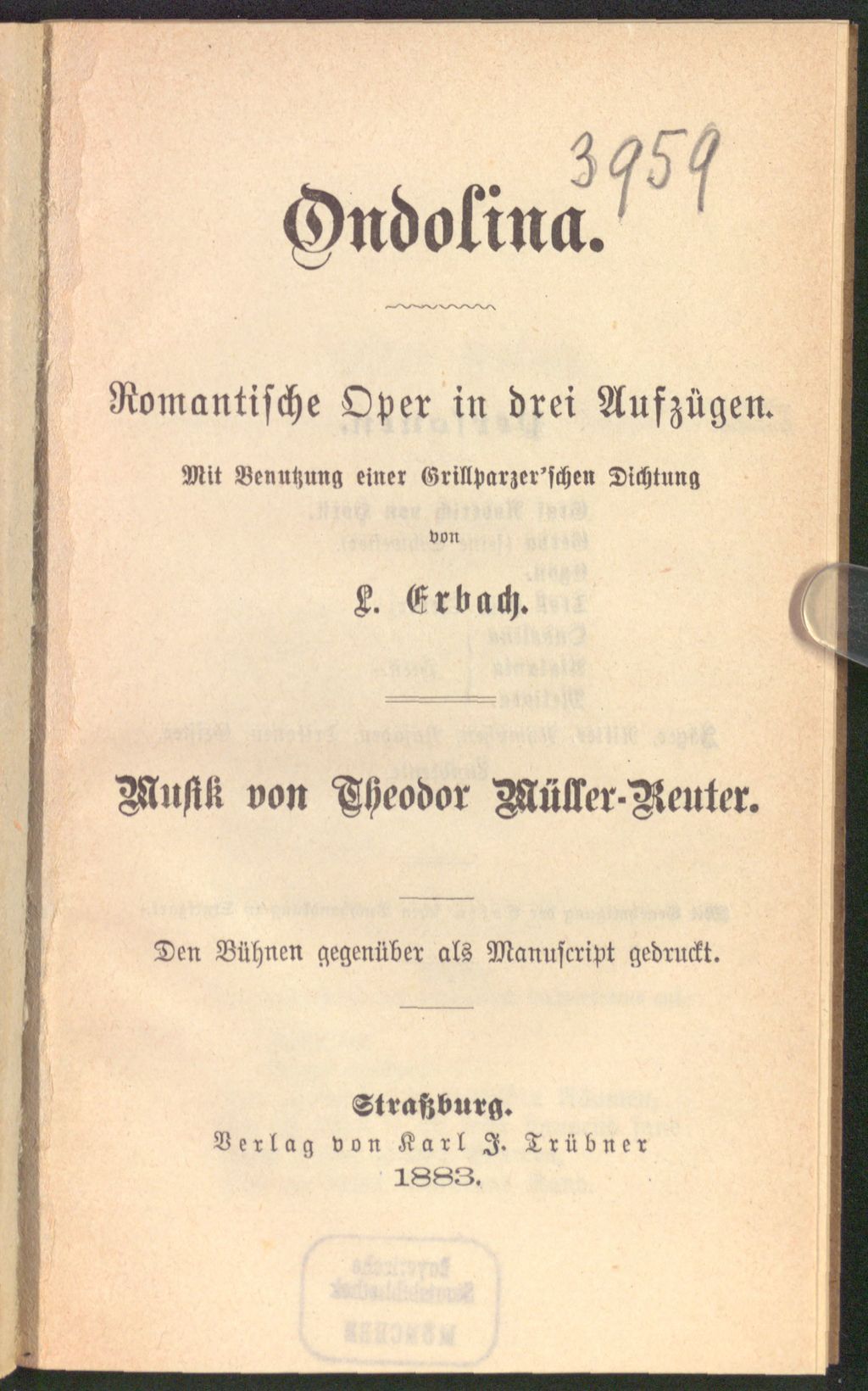 Cover of Ondolina
