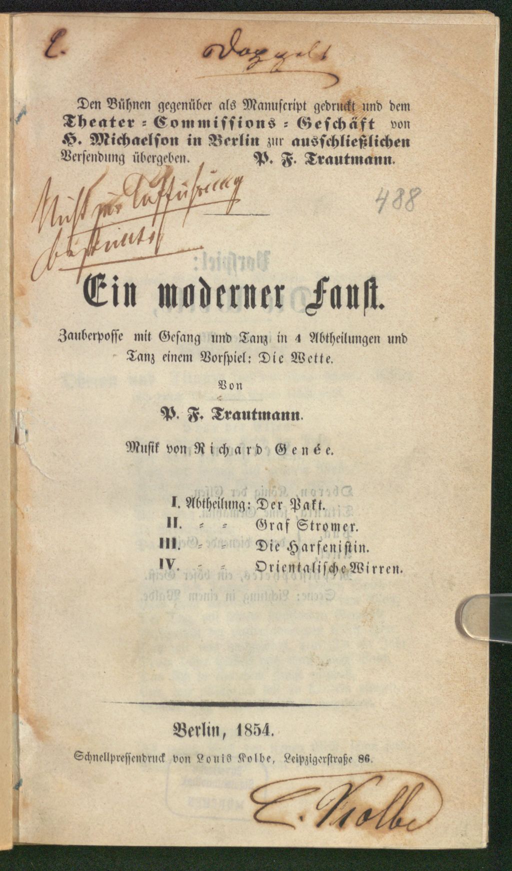 Cover of Ein moderner Faust