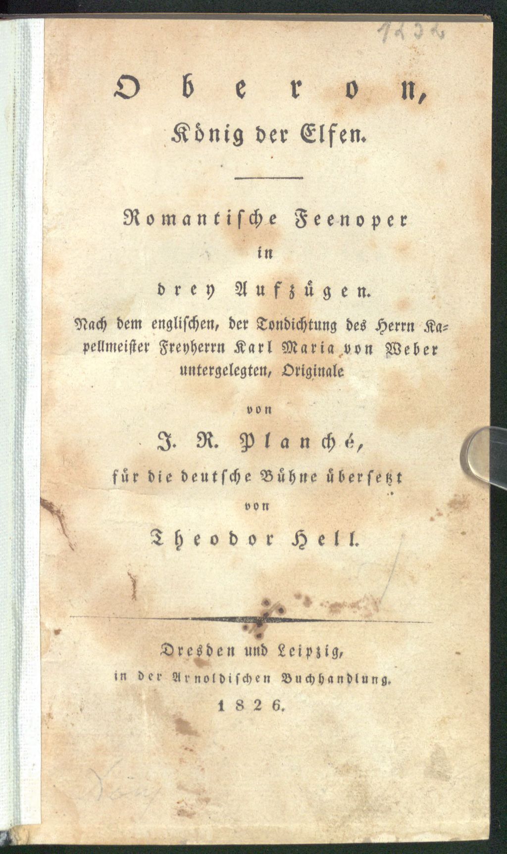 Cover of Oberon, König der Elfen