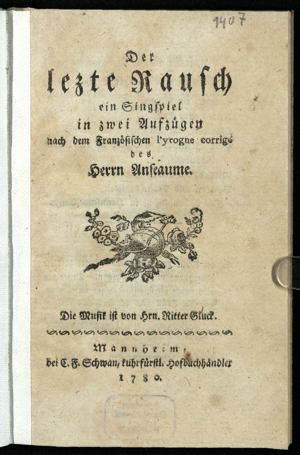 Cover of Der lezte Rausch