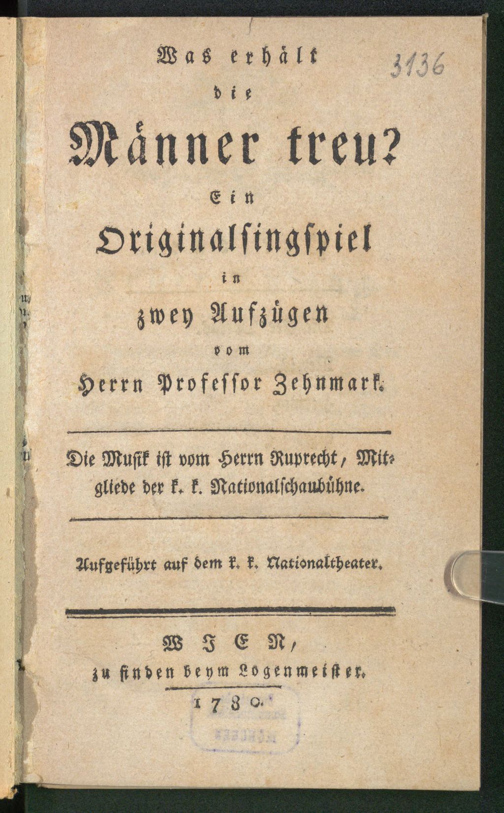 Cover of Was erhält die Männer treu?