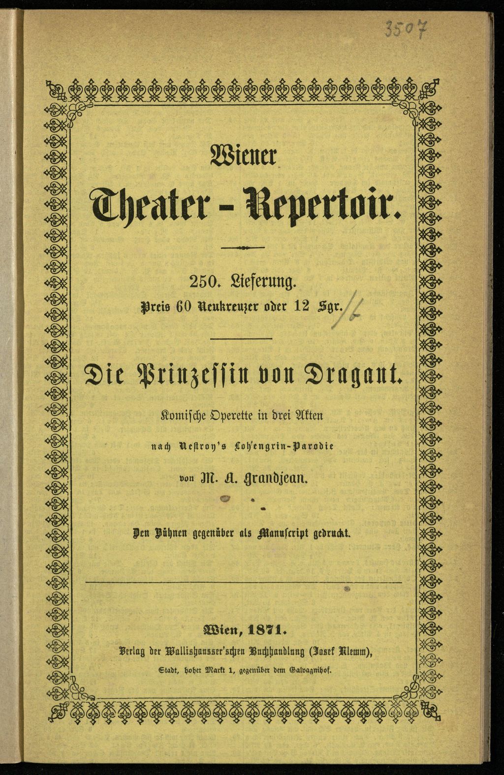 Cover of Die Prinzessin von Dragant
