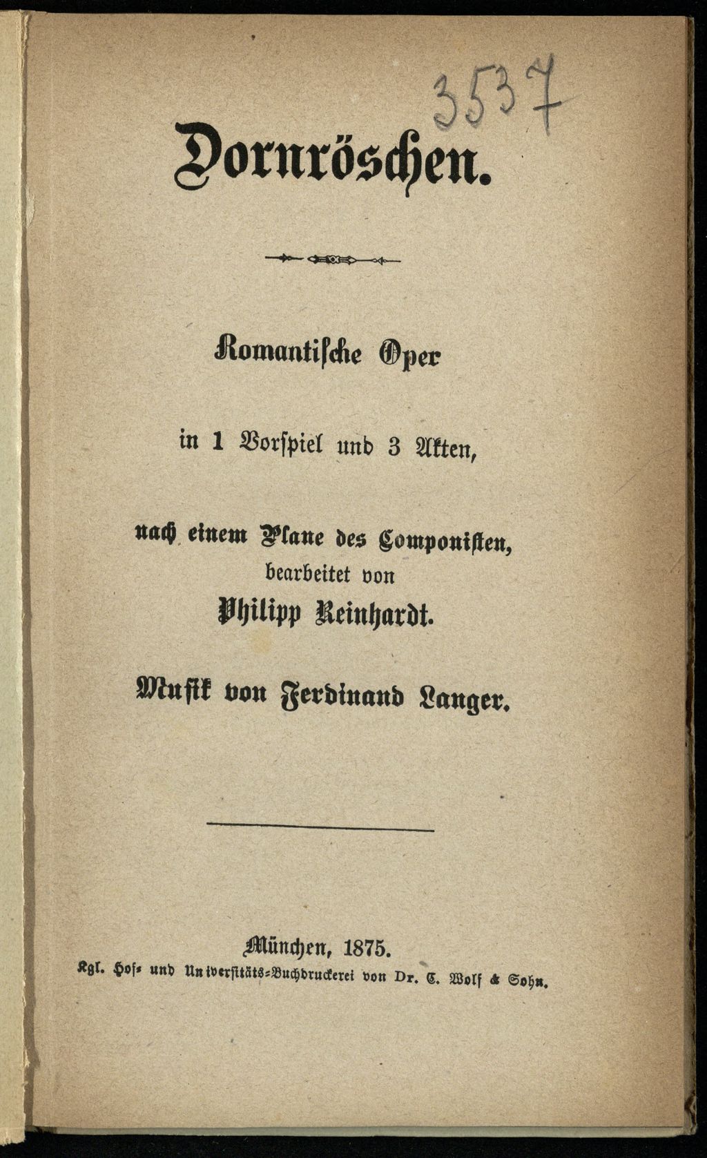 Cover of Dornröschen