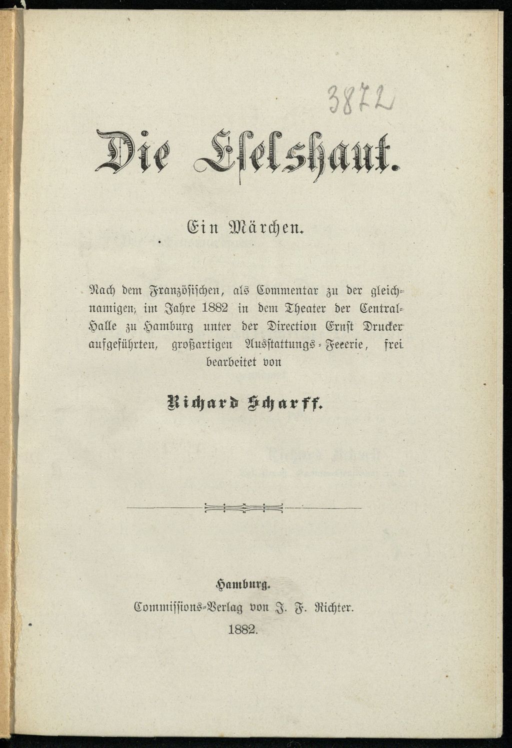 Cover of Die Eselshaut